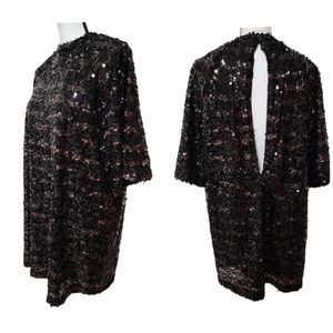 H&M black sequin dress